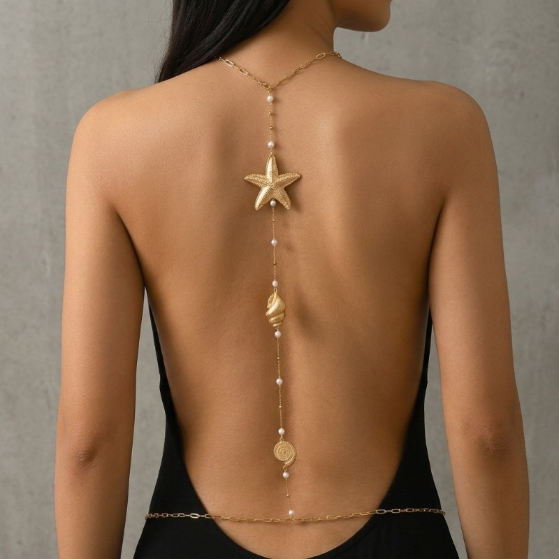 สร้อยคอแฟชั่นสุดเซ็กซี่แบบปรับ - Body Jewelry Trend บทวิจารณ์และราคา