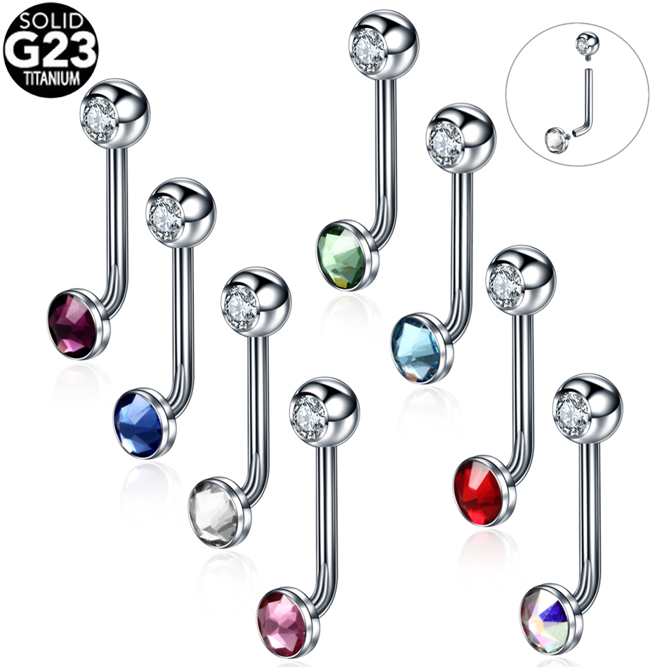 1PC ไทเทเนียม Christina แนวตั้ - Body Jewelry Vch บทวิจารณ์และราคา