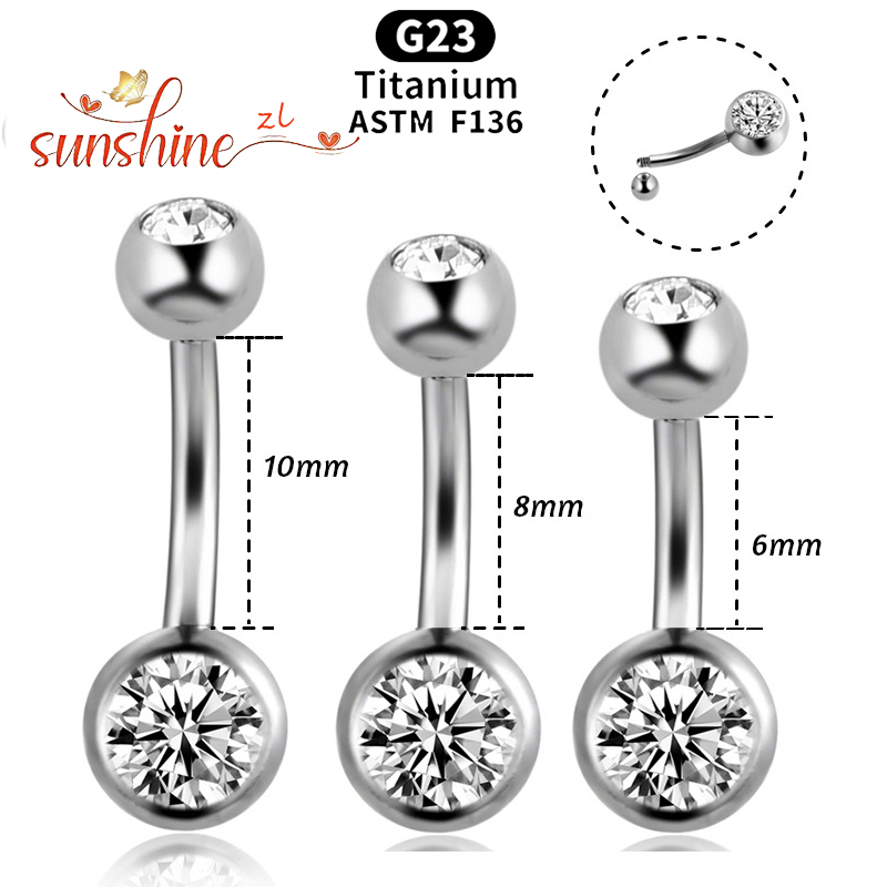 เครื่องประดับเจาะสะดือไทเทเนีย - Body Jewelry Vch บทวิจารณ์และราคา