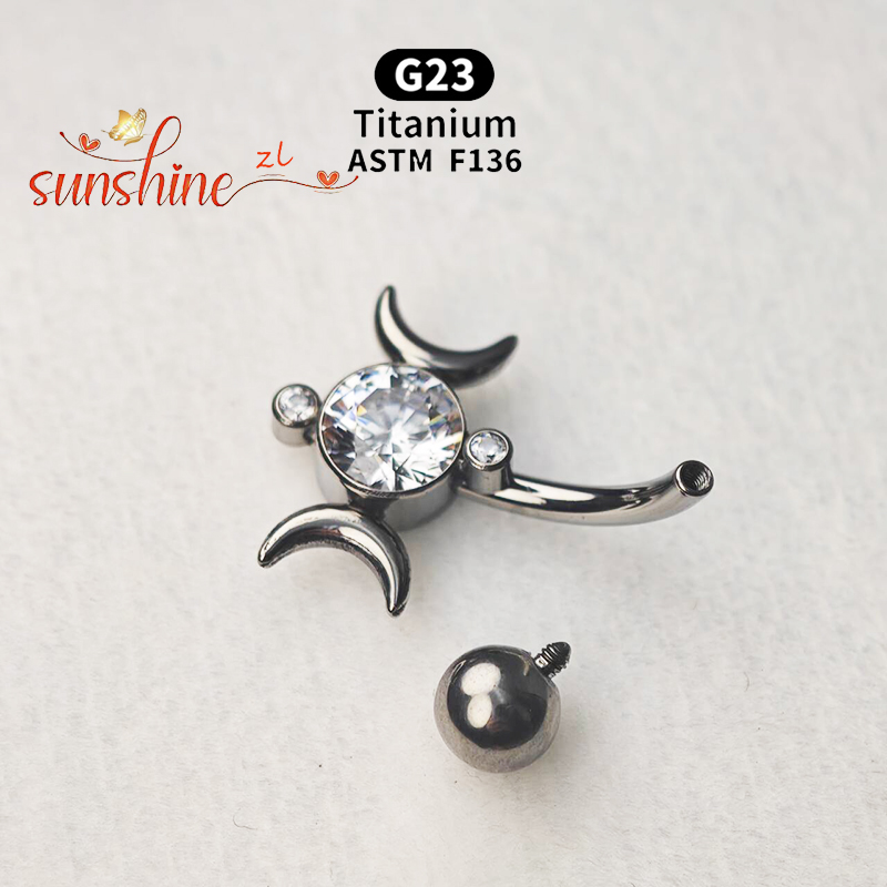 เครื่องประดับเจาะสะดือไทเทเนีย - Body Jewelry Vch บทวิจารณ์และราคา