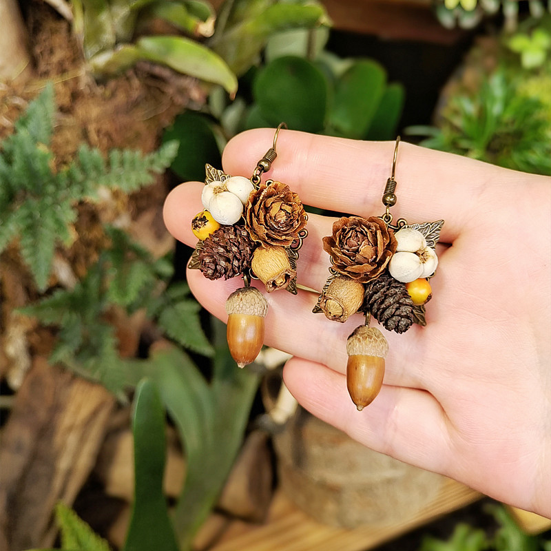 ต่างหูไม้สไตล์วินเทจ ต่างหูรูป - Body Jewelry Wholesale บทวิจารณ์และราคา