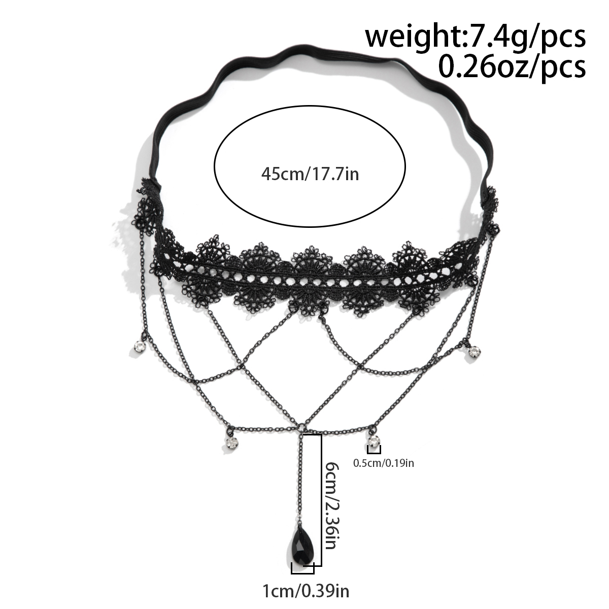 Ingemark สายรัดสีดำสไตล์ Boho  - Body Jewelry Thigh Chain บทวิจารณ์และราคา