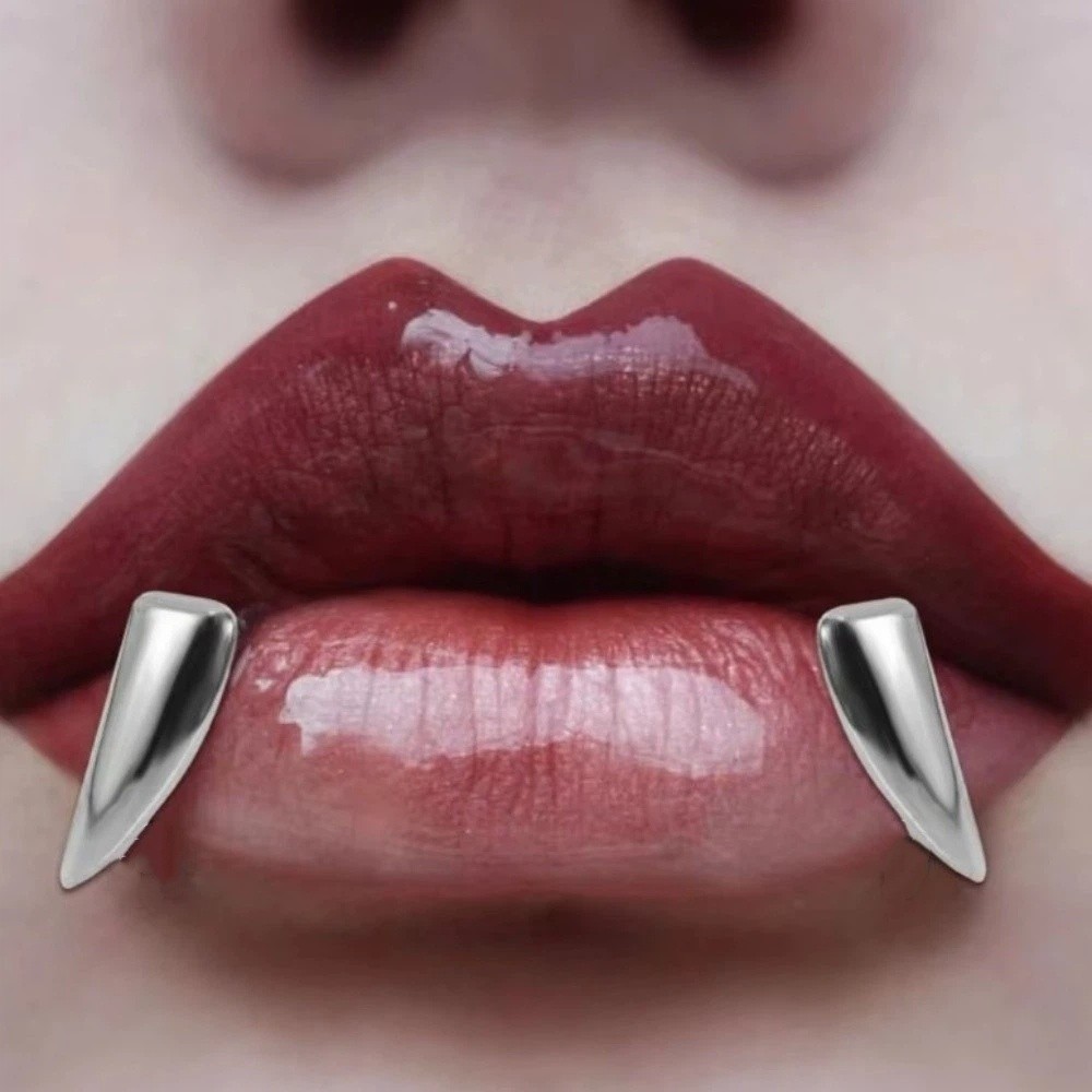 ชุดแหวนริมฝีปากปลอมแบบโอเวอร์ไ - Body Jewelry Lip Ring บทวิจารณ์และราคา