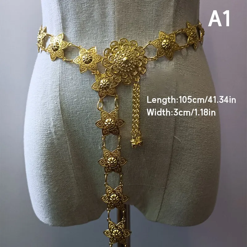 1PC โลหะประเทศไทยเอวผู้หญิงไทย - Body Jewelry Waist บทวิจารณ์และราคา