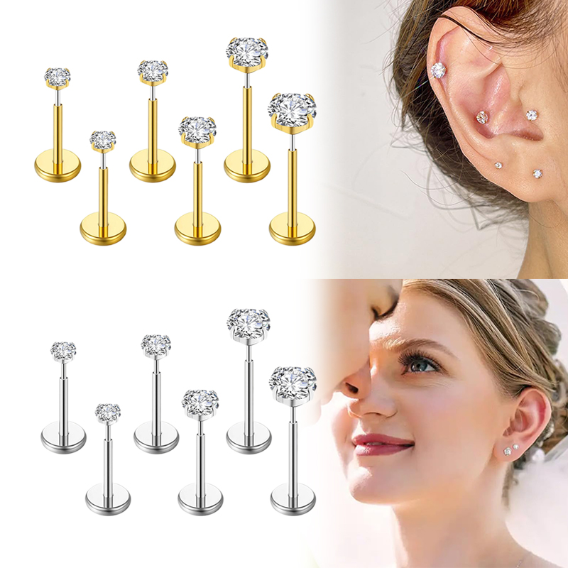 แหวนเจาะจมูก/หู/ริมฝีปาก/กระดู - Body Jewelry Lip Ring บทวิจารณ์และราคา